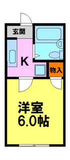 槻木ハイツ(ツキノキハイツ)【105号室】の間取り