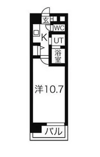 ビ・アバンス【4階】の間取り