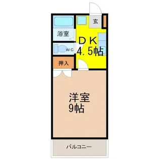 ル・ポン新瑞【4階】の間取り
