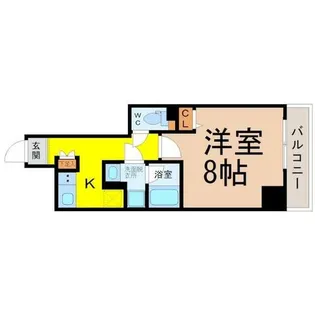 ディアレイシャス大須赤門通本町【8階】の間取り