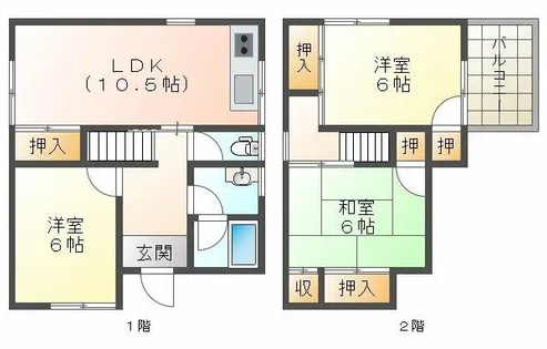 兵庫県神戸市垂水区美山台2丁目【一戸建】の間取り