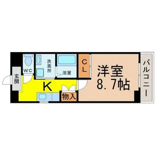 ボヌール本陣【5階】の間取り