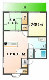 マーサ塩屋【1階】の間取り