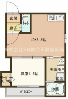 F mirai Dolly(エフ ミライ ドーリー)【1階】の間取り