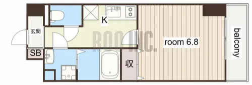 MISTRAL姫路駅前Ⅳ【903号室】の間取り