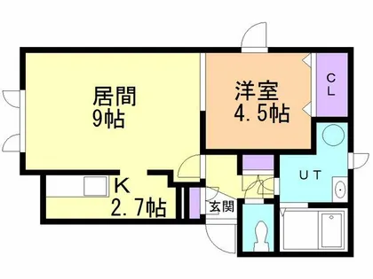 RESIDENCE PINO【102号室】の間取り