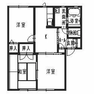 ディアス大塩【0107号室】の間取り