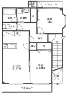 兵庫県姫路市広畑区蒲田5丁目【アパート】の間取り