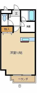 ラヴィアンムロガ【4階】の間取り