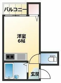 ラルゴハイツ【1階】の間取り