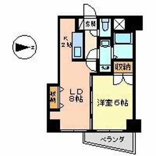 第3タジックビル【12階】の間取り