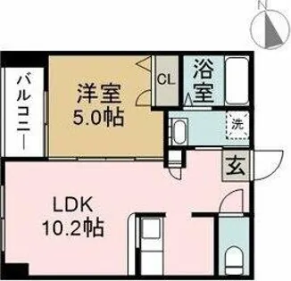 K・ドミール【5階】の間取り