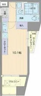 ライブコート千種【5階】の間取り