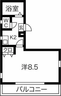 ベルクレスト八事【4階】の間取り
