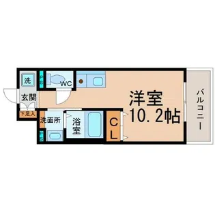NSZEAL大曽根【4階】の間取り