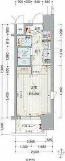 プレサンス名古屋駅前ヴェルロード【10階】の間取り