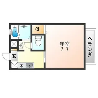 ヴィラ・ソレイユA棟【1階】の間取り