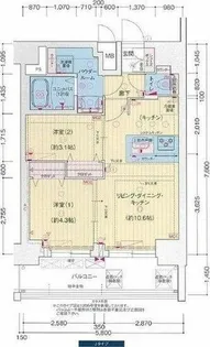 プレサンス名古屋ルーカス【12階】の間取り