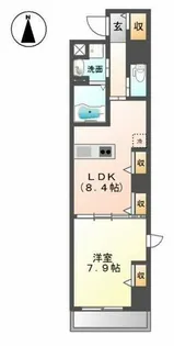 MEIEKI ST【1階】の間取り