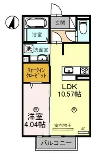 セジュール・T・青山西【1階】の間取り