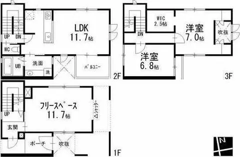 リエンテⅡ【1階】の間取り