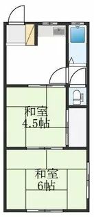 綾園パンション【2階】の間取り