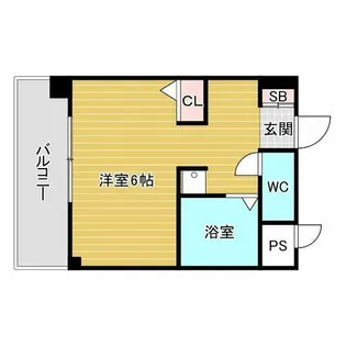 リバティーハイツ【2階】の間取り