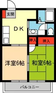 ドミール寿【2階】の間取り