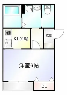Ellina貴船Ⅰ【1階】の間取り