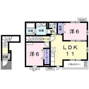 ラズベリー ドリーム【2階】の間取り