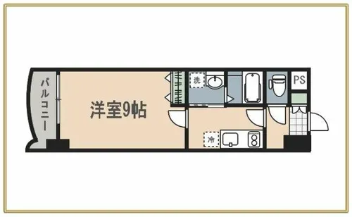 ロイヤルノースナイン【17階】の間取り