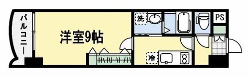 ロイヤルノースナイン【14階】の間取り