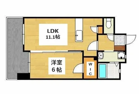 フェルト【15階】の間取り