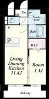 ネクステージ三萩野【2階】の間取り