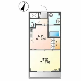 スイートレジデンス KOBAYASHI【2階】の間取り