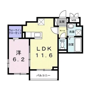 マリエレイ・ラニ【3階】の間取り