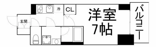 S-RESIDENCE福島Alovita【5階】の間取り