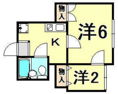 ベル今津【2階】の間取り