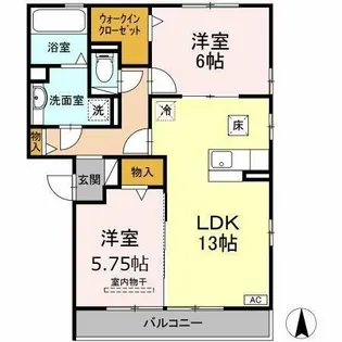 メープルハウス【1階】の間取り