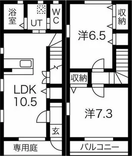ネフェル新栄【1階】の間取り