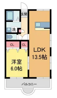 メゾン宮西II【202号室】の間取り