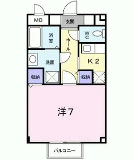 ヴィラージュD【2階】の間取り