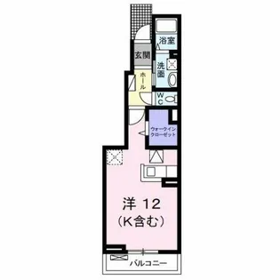 メゾン・コンソリージ【1階】の間取り