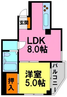 ロイヤルメゾン鹿塩壱番館【3階】の間取り