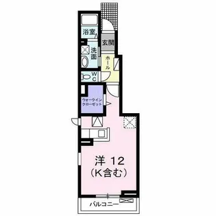 メゾン タウルス Ⅱ【1階】の間取り