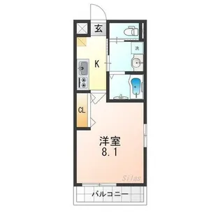 リアコート北田辺【3階】の間取り