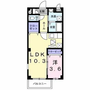 ラ・プア・マウイ【1階】の間取り