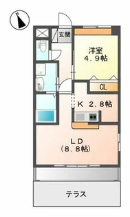 クリスタルガーデンⅡ【1階】の間取り