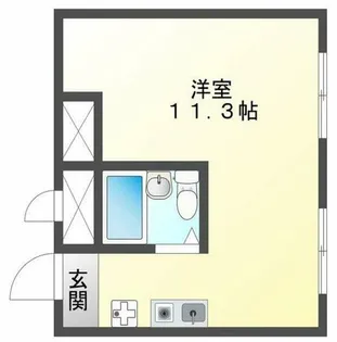 しらさぎメモリアル【203号室】の間取り