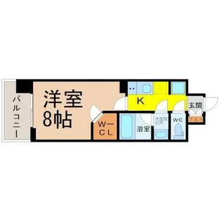 ブランシエスタ泉【12階】の間取り